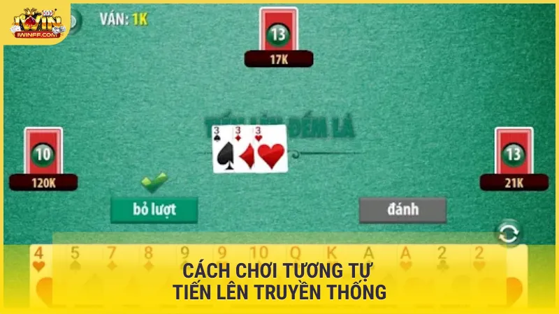 Cách chơi tương tự Tiến Lên truyền thống