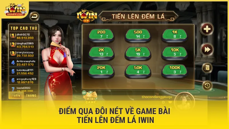 Điểm qua đôi nét về game bài Tiến Lên Đếm Lá Iwin