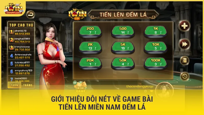 Giới thiệu đôi nét về game bài Tiến Lên Miền Nam Đếm Lá