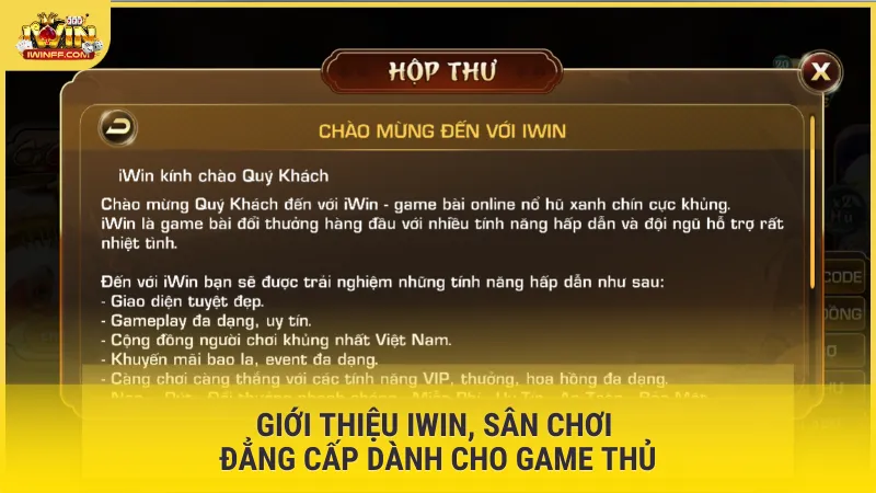 Giới thiệu Iwin, sân chơi đẳng cấp dành cho game thủ