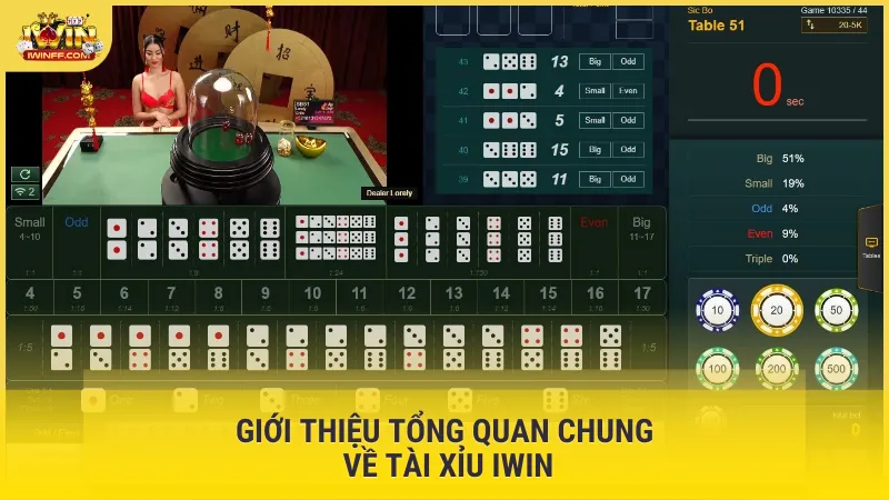 Giới thiệu tổng quan chung về Tài Xỉu Iwin