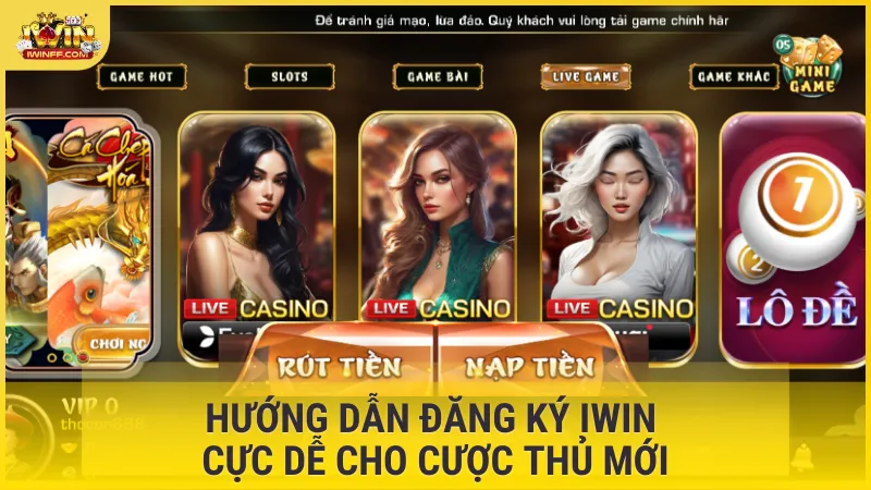 hướng dẫn đăng ký Iwin