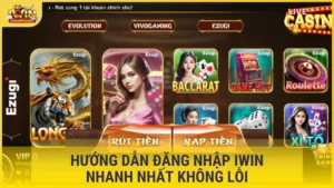 hướng dẫn đăng nhập Iwin