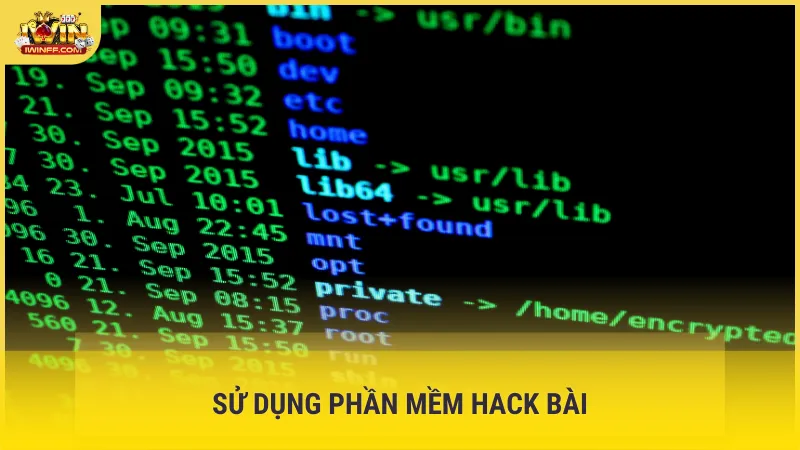 Sử dụng phần mềm hack bài