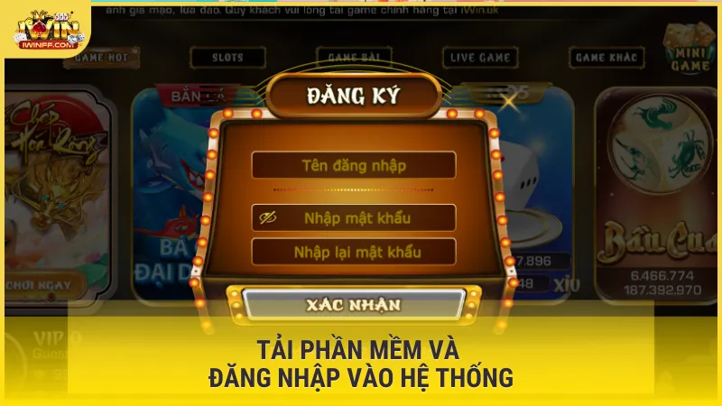 Tải phần mềm và đăng nhập vào hệ thống
