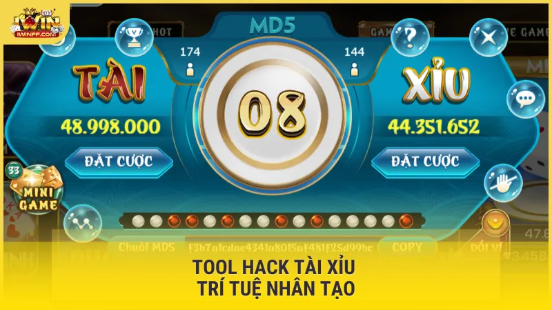 Tool hack tài xỉu trí tuệ nhân tạo